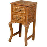 Old Indian Inlaid Table