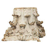 Large Salvaged Corinthian Column Capital Fragment