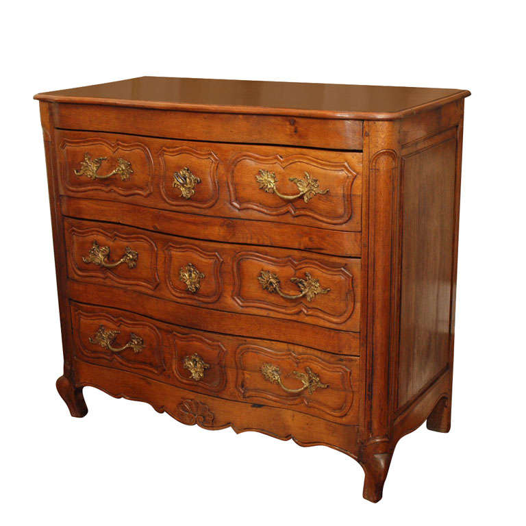 French Walnut Louis XIV Commode