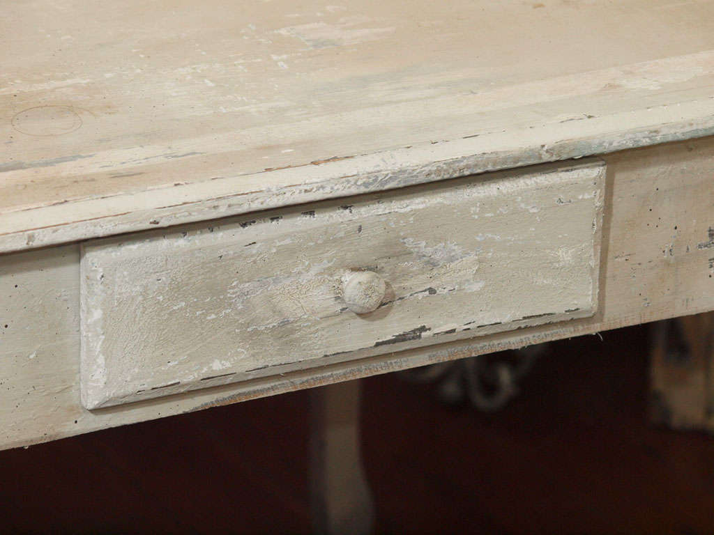 Mid-20th Century Vintage Painted Swedish Style Table