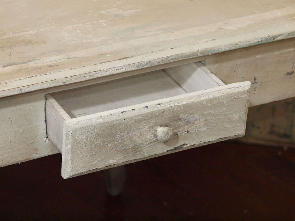 Vintage Painted Swedish Style Table 1