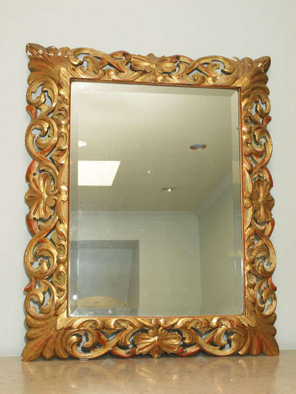 Florentine Gilt Wood MIrror