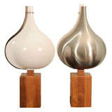 Pair Of Lamps By Denis Cospen Vintage Pair Of Lamps By Denis Cospen