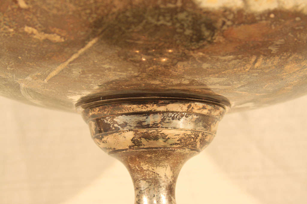 20th Century Oversize Silverplate Ceremonial Chalice