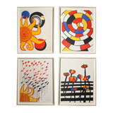 A Framed Off-Set Lithograph by Alexander Calder