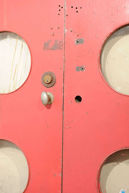 Pair  Metal Prouve Style Doors 1