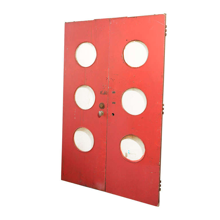Pair  Metal Prouve Style Doors