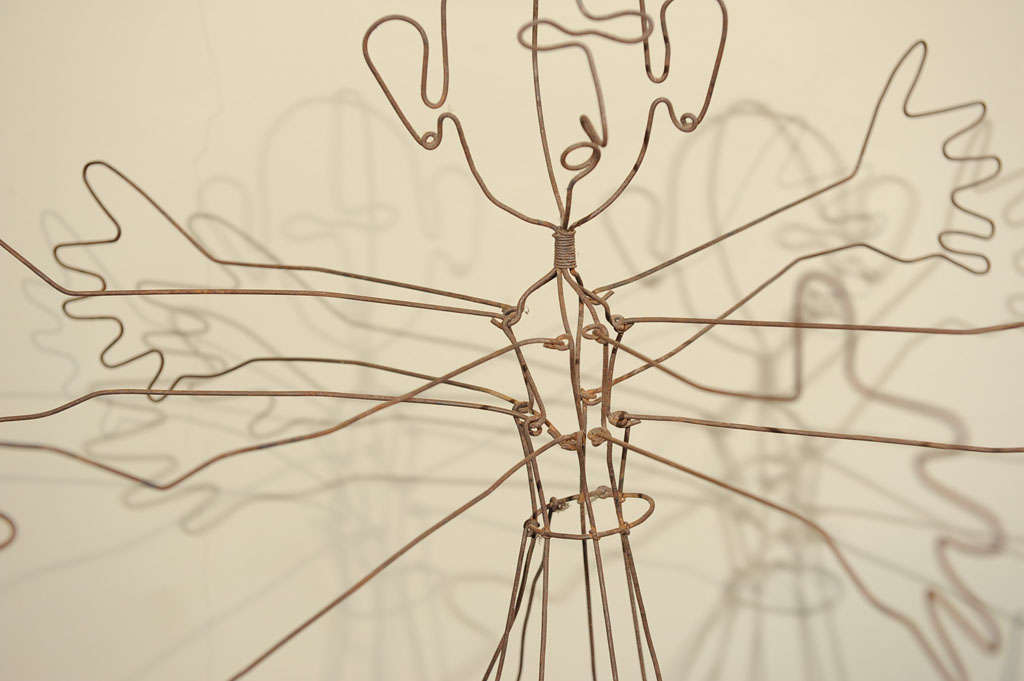 20th Century A Calder Style Wire Sculpture