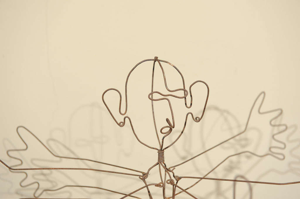 A Calder Style Wire Sculpture 1