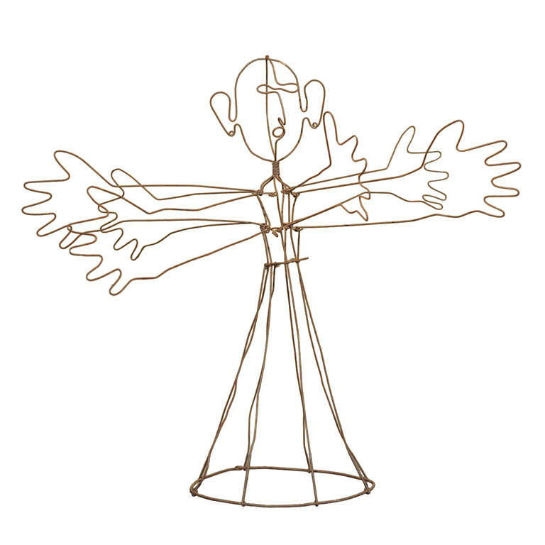 A Calder Style Wire Sculpture