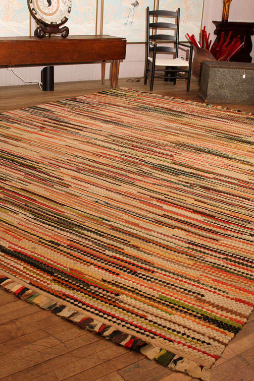 Fabric Vertical Loomed Rug