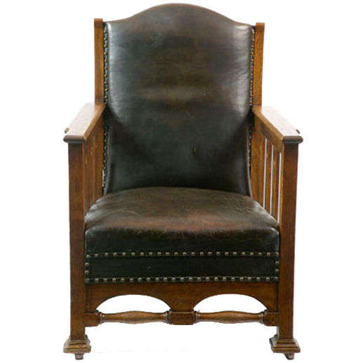 An Oak Arts and Crafts Armchair