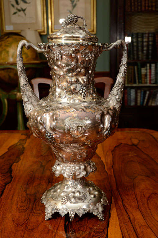 American Silver Two-Handled Cup and Cover 4