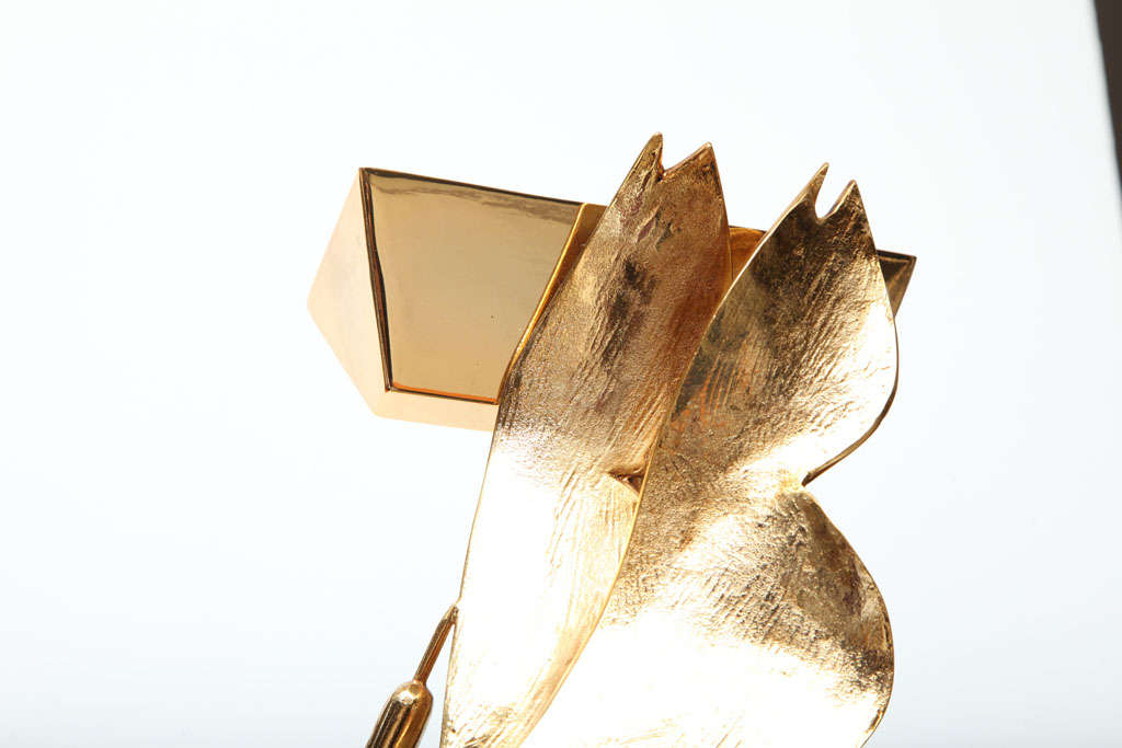 Birds Sculpture Floor Lamp In Excellent Condition For Sale In New York, NY