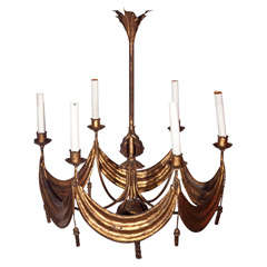 French Tole Chandelier