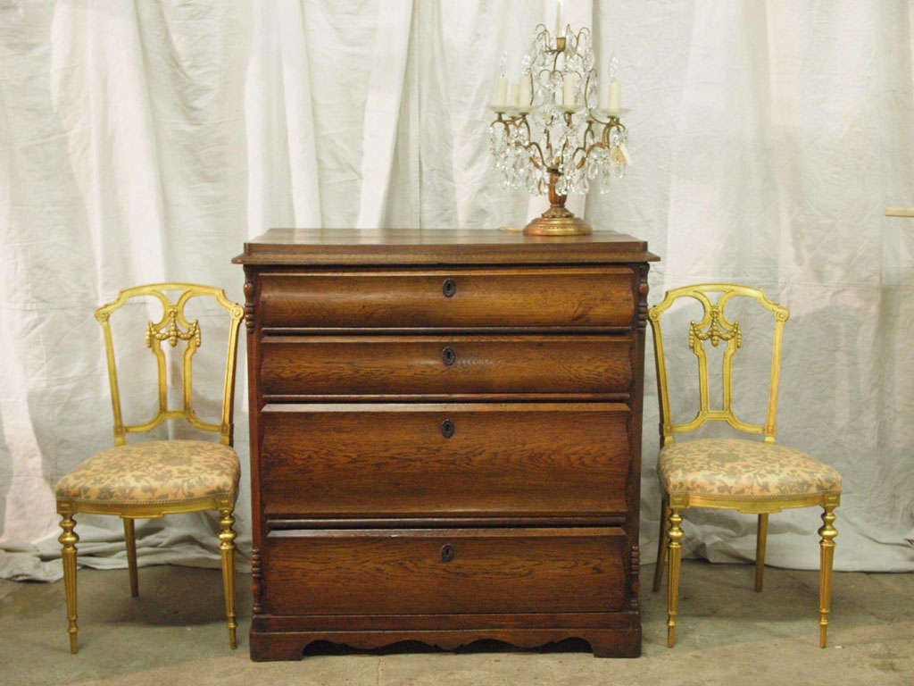 Rare 19th c. Louis Philippe Chest of Drawers or Commode 6