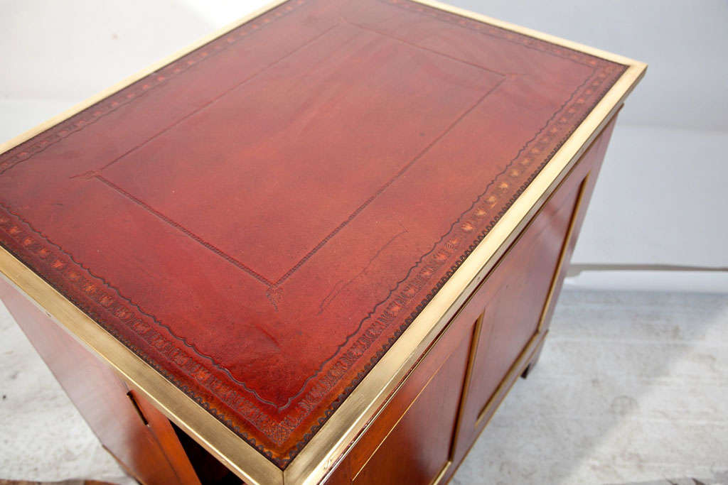 Antique Mahogany Campaign Desk For Sale 6
