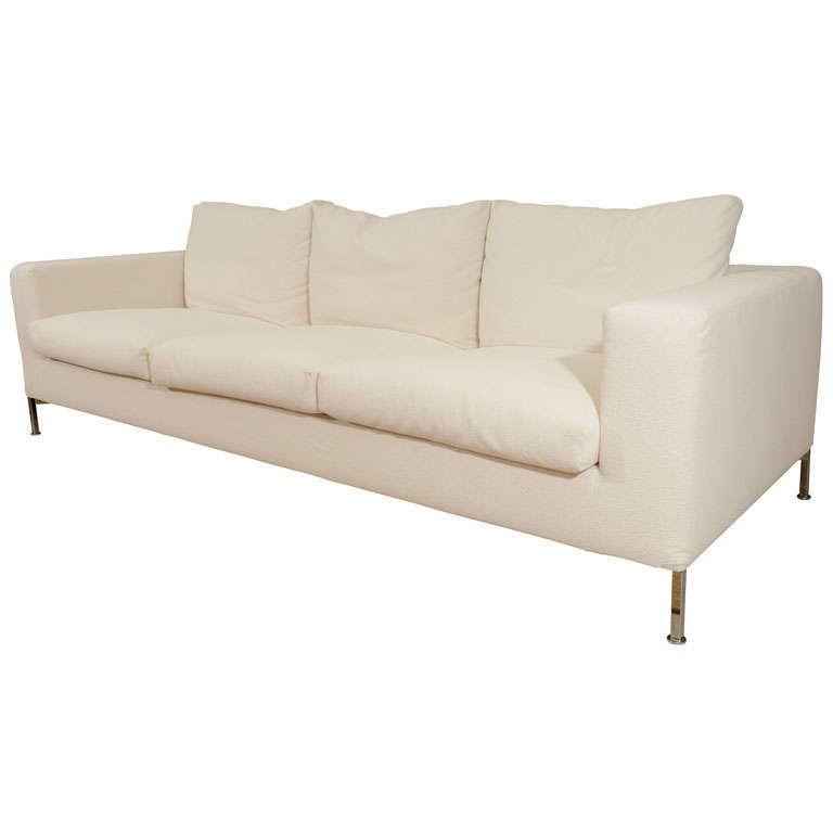 3 seat slip covered sofa from Troy, NY