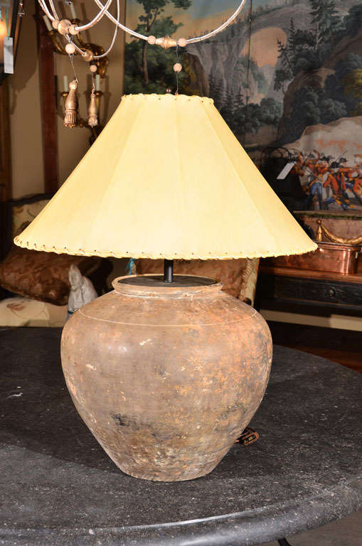 Vietnamese Water Jar Lamp