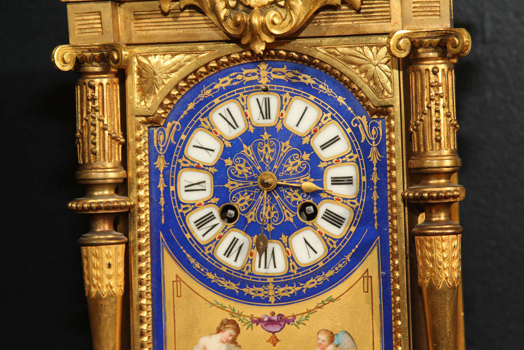 20th Century Louis XVI Revival Mantel Clock For Sale