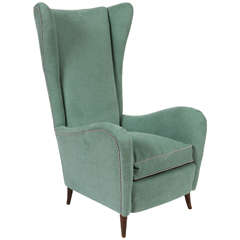 An Important High Back Armchair By Arch. Rino Inzaghi