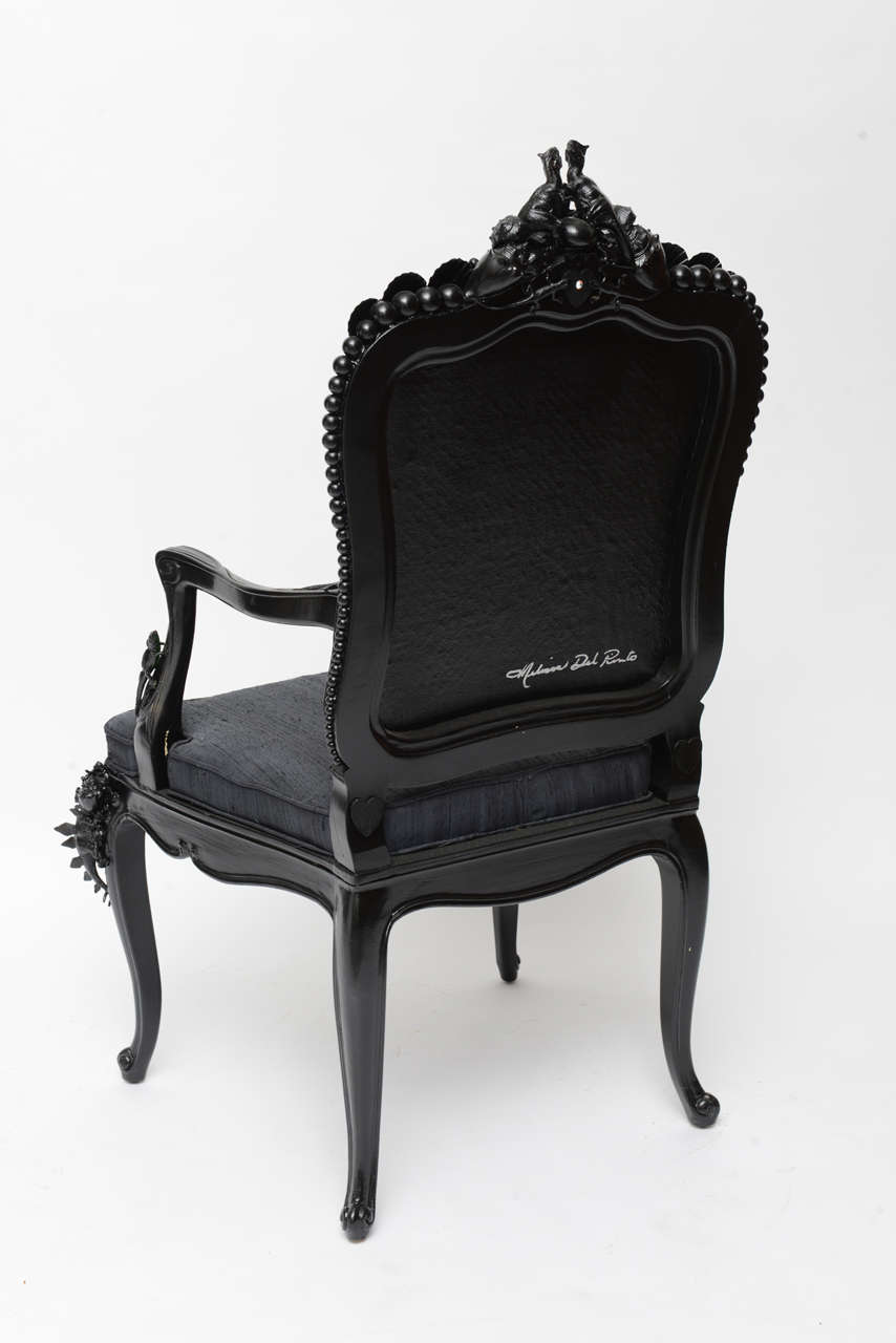 American Customized vintage baroque chair