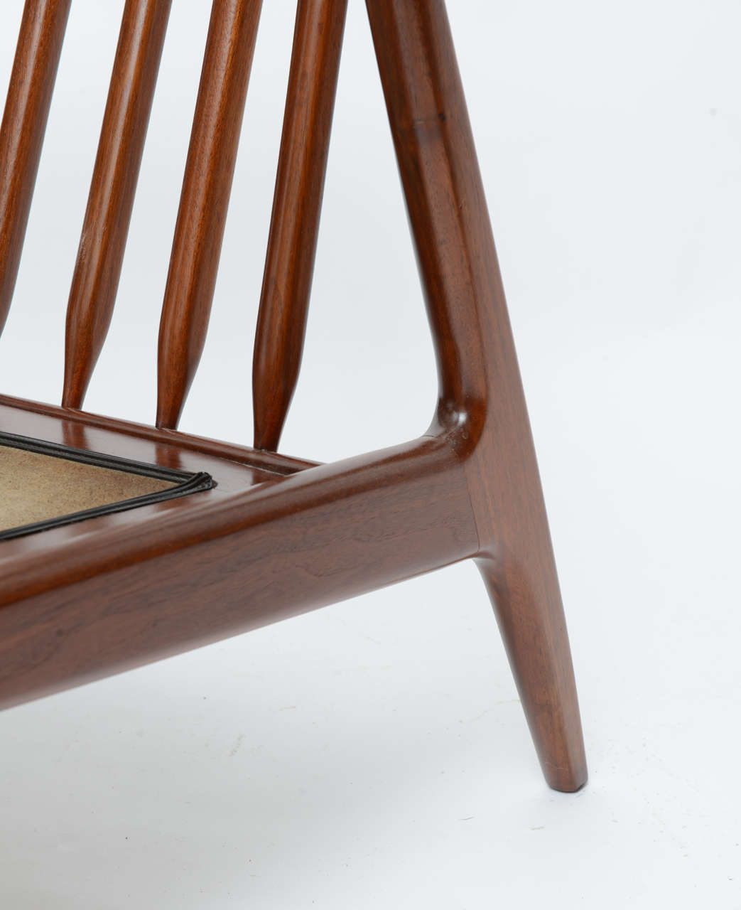 Milo Baughman wood spindle arm chair 3
