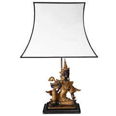 1940's French Lamp in the style of Maison Jansen
