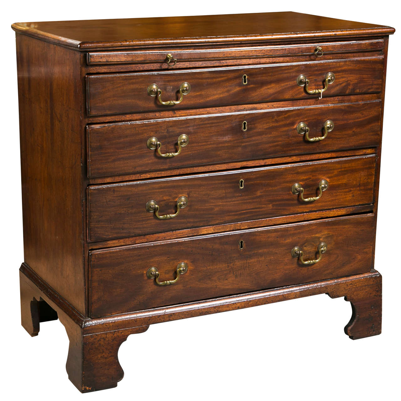 English Mahogany Chest For Sale at 1stDibs