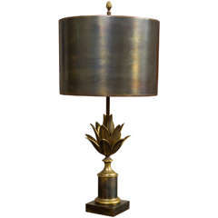 Maison CHARLES - Bronze "lotus" Table Lamp