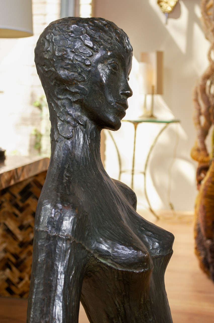 George OUDOT, Exceptional Bronze Figural Sculpture 1