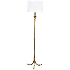 Maison BAGUES -   Bronze Palm-leaf Floorlamp