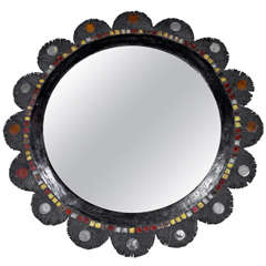 Stunning Mirror In The Style Of Line Vautrin
