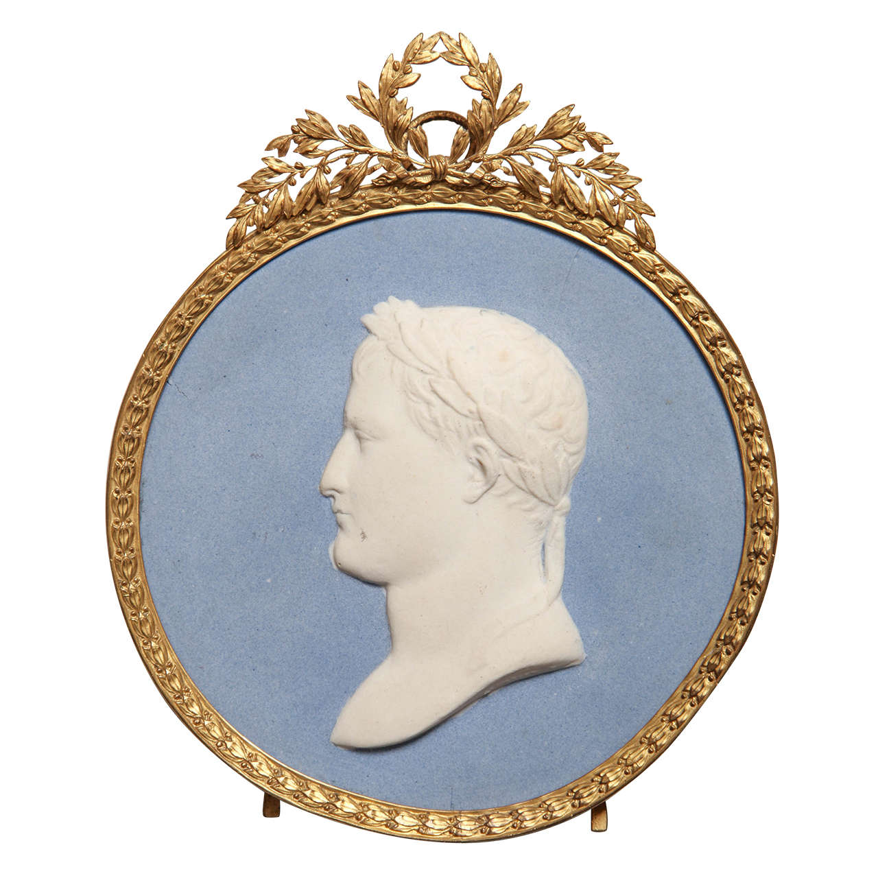 Sevres Biscuit Porcelain Plaque of Napoleon