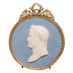 Sevres Biscuit Porcelain Plaque of Napoleon