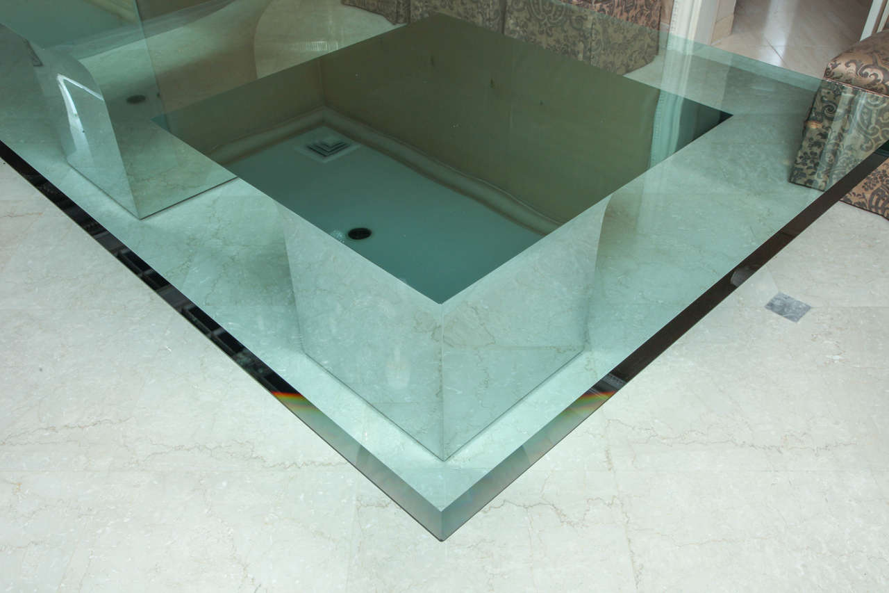 J. Robert Scott Glass and Polished Steel 