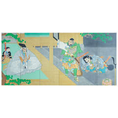 Wayne Quinn Six-Panel Screen "The Subscription Record"