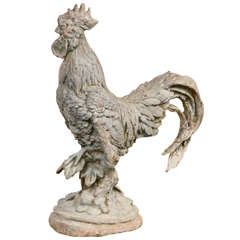 Antique Cast Metal Rooster, English, circa 1890