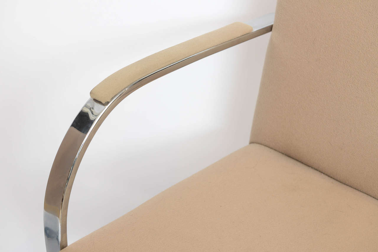Set of Six Mies Van Der Rohe Flatbar Brno Chairs In Excellent Condition In North Miami, FL