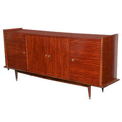 Mid-20th Century beechwood 4 door sideboard