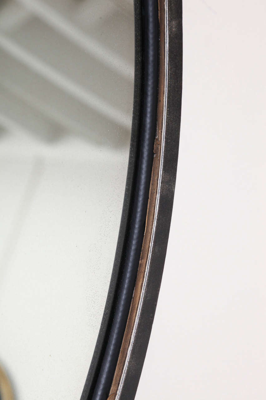 19th Century Round Convex Mirror 2