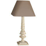 DUPLICATE Cup and Cover Lamp from Antique Wood