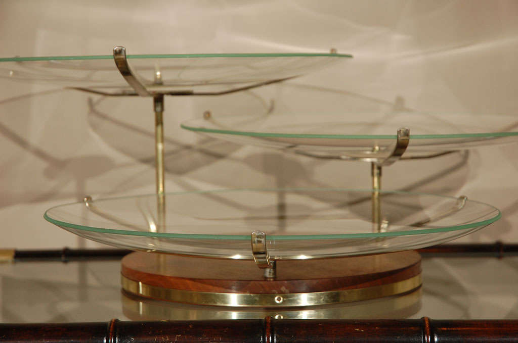 American Three Tier Epergne