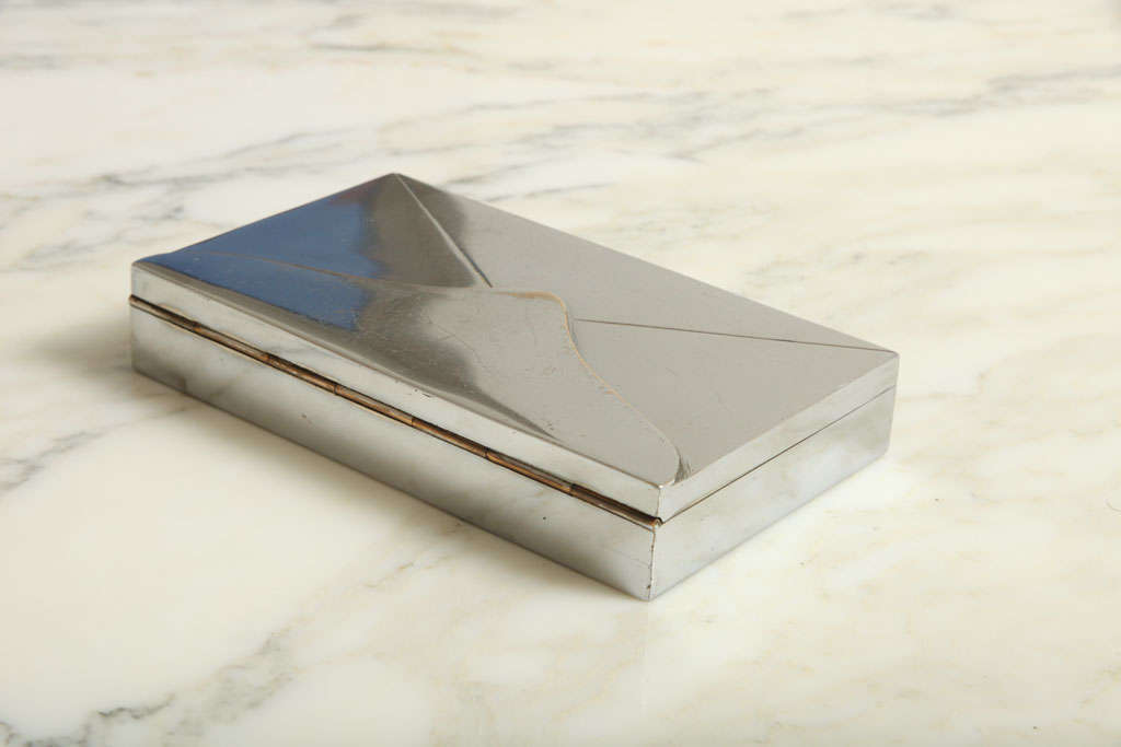 Silver Plate Envelope Box by Maria Pergay