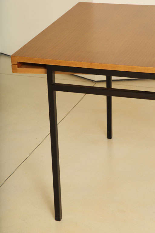 Lacquered Dining Table by Pierre Guariche For Sale