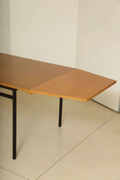 Metal Dining Table by Pierre Guariche For Sale