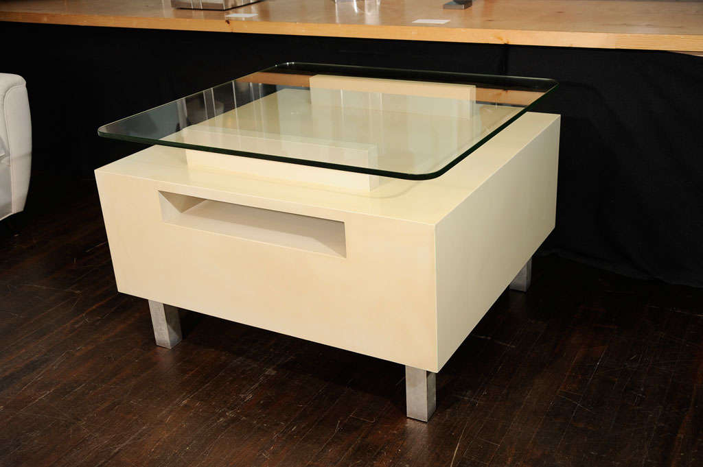 Large-Scale, Custom Side Table by Paul László 4