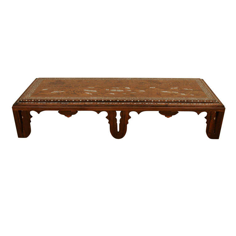 A superb Colonial Rosewood Coffee Table