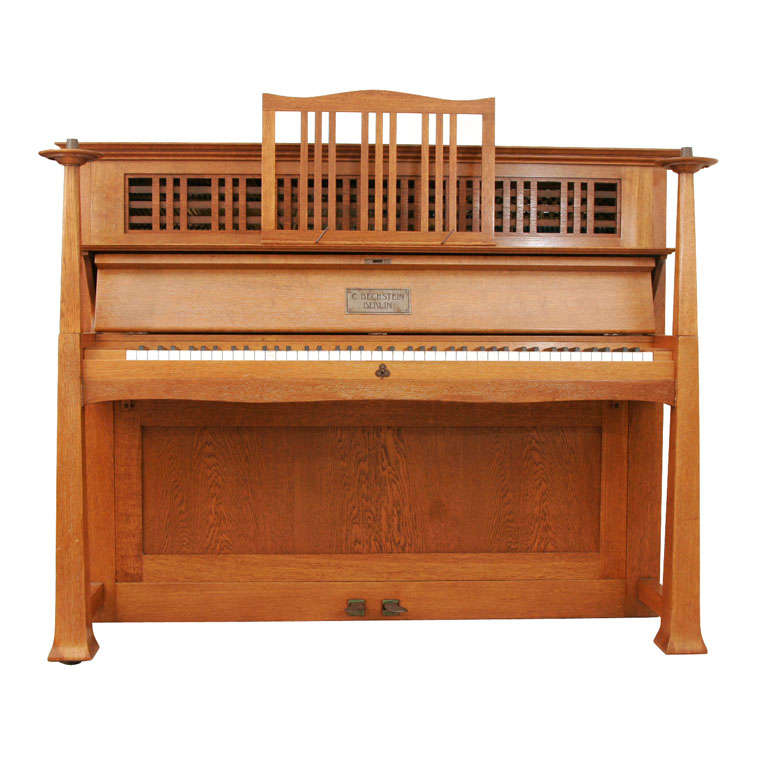 Bechstein Arts & Crafts Oak Piano