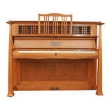Antique Bechstein Arts & Crafts Oak Piano